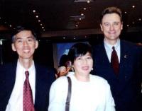 E.K and Peggy With David Lisonbee, the onwer of 4Life. In 2002