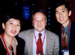 E.K and Peggy With Dr Victor tutelian in 2002
