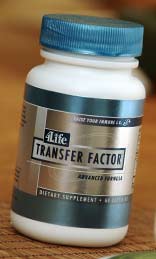 Contains Transfer factor EX-F from egg yolk and cow colostrum. Developed exclusively by 4Life using patented and patent-pending technology, the E-XF blend calls upon the knowledge of two sources, providing an enhanced combined effect of transfer factors from both cow colostrum and chicken eggs. Research shows that the immune building effects of this transfer factor blend are more effective than that of colostrum or egg sources alone.